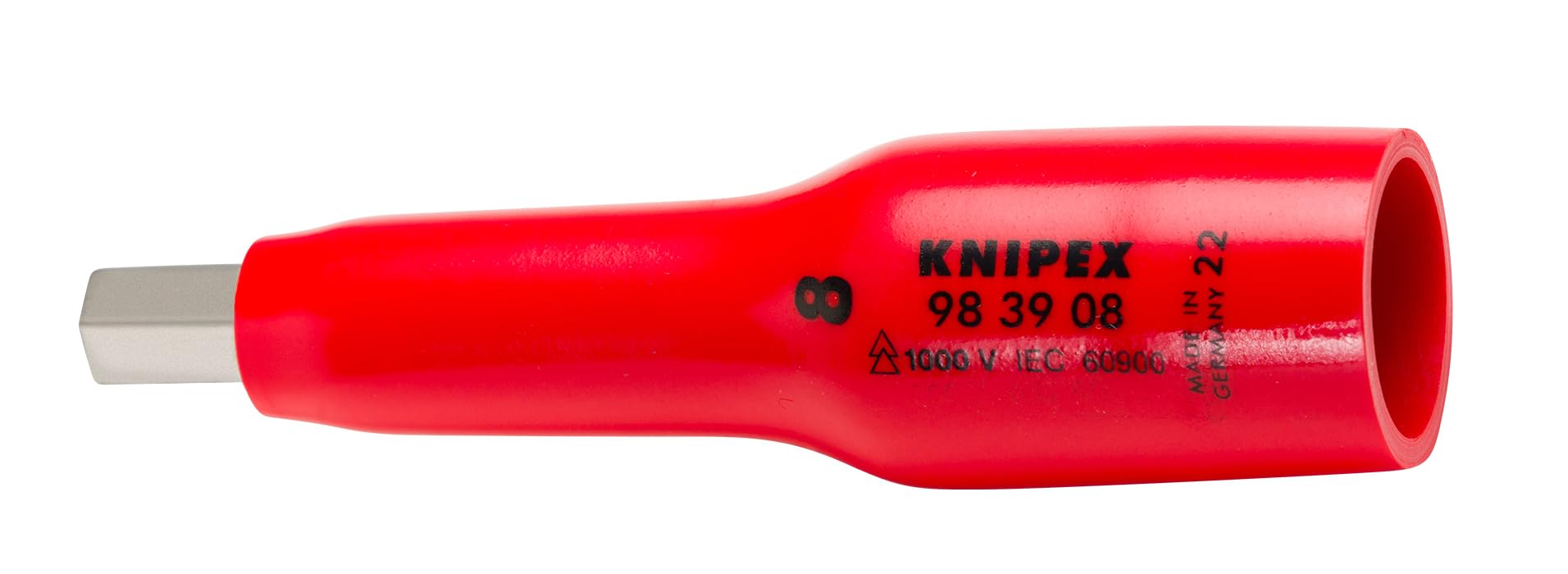 Amazon.com: KNIPEX 98 39 08 3/8 1,000V Insulated 8 mm Hexagon